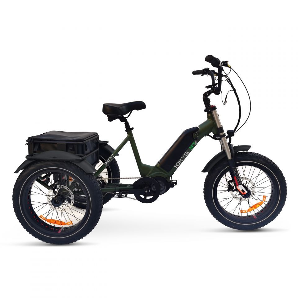 Jorvik mittelangetriebenes Elektro Mountain Trike JMT7 (250W)